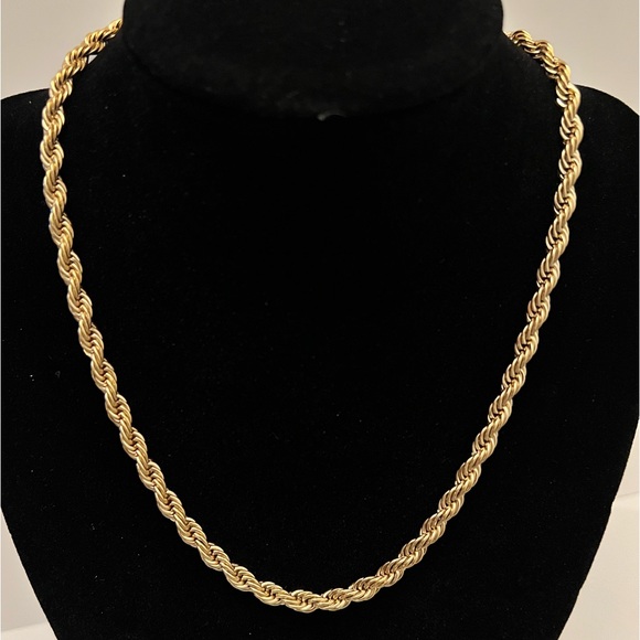 Gold Plated Necklace 16” - Picture 1 of 3